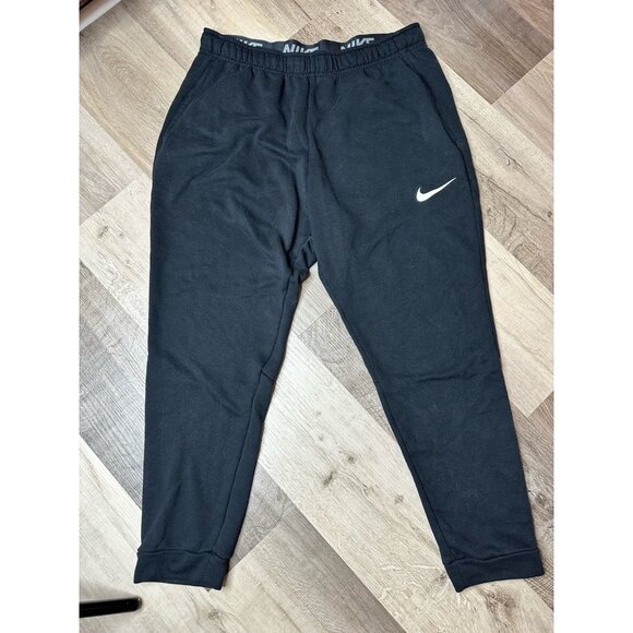 Men's Nike Black Drawstring Sweatpants Size XL - Picture 1 of 3